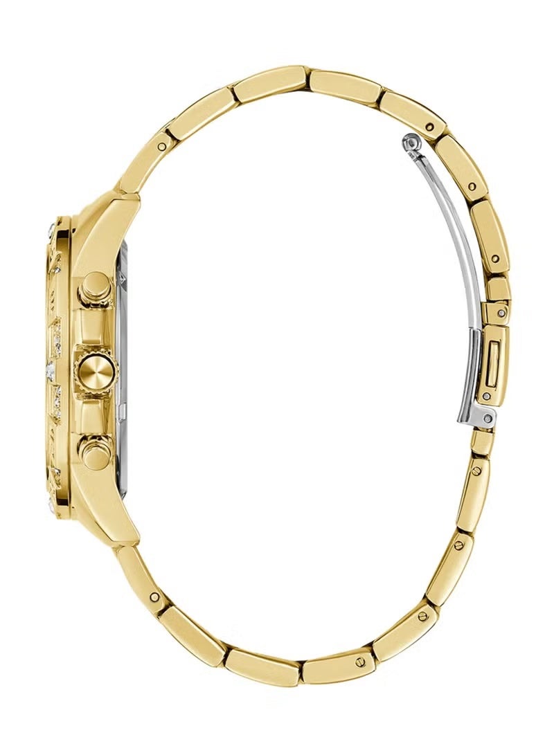 GUESS Majesty Women's Multi-function Gold Stainless Steel Watch GW0771L2 - 40mm - Image 4